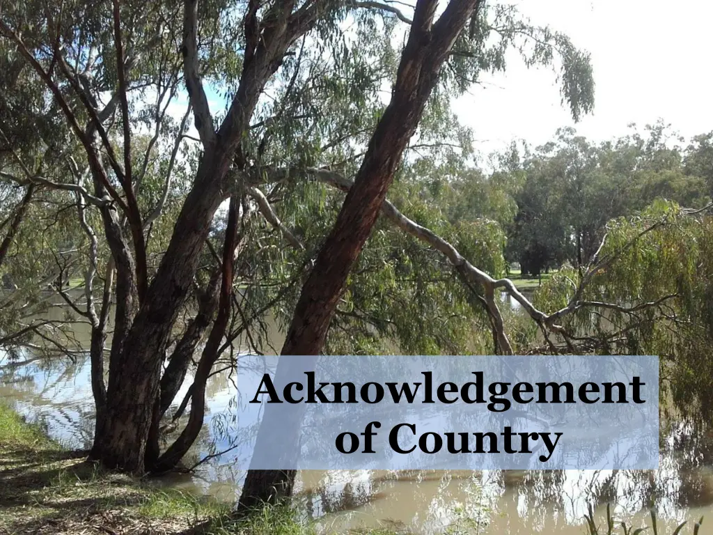 acknowledgement of country