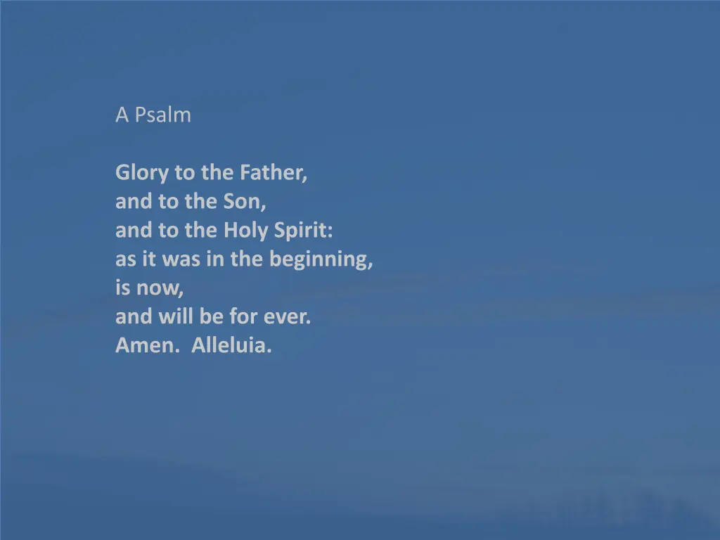 a psalm