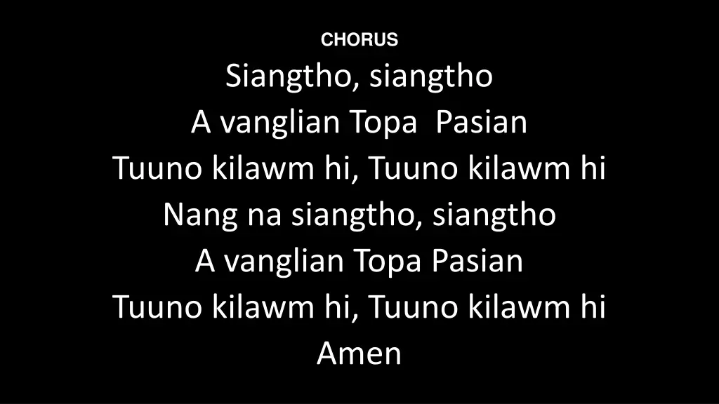 chorus 2
