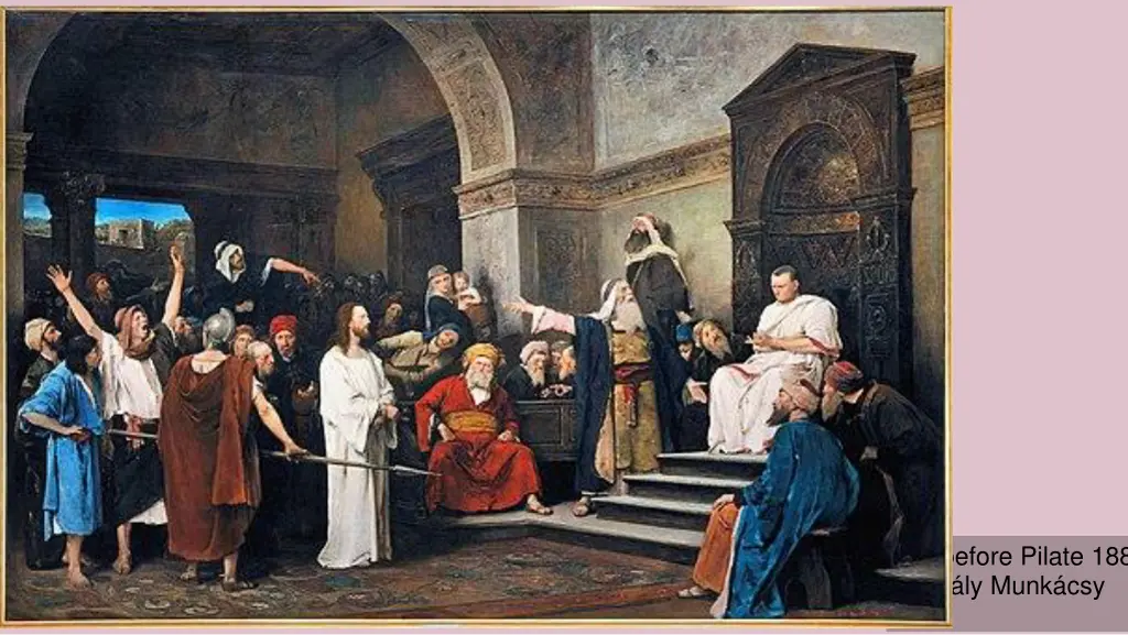 christ before pilate 1881 mih ly munk csy