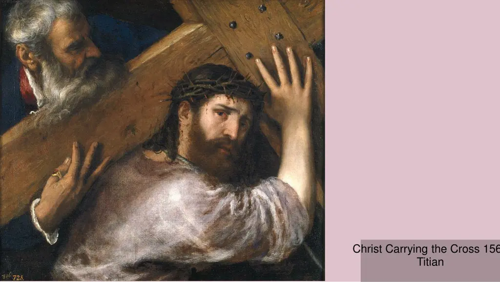 christ carrying the cross 1565 titian