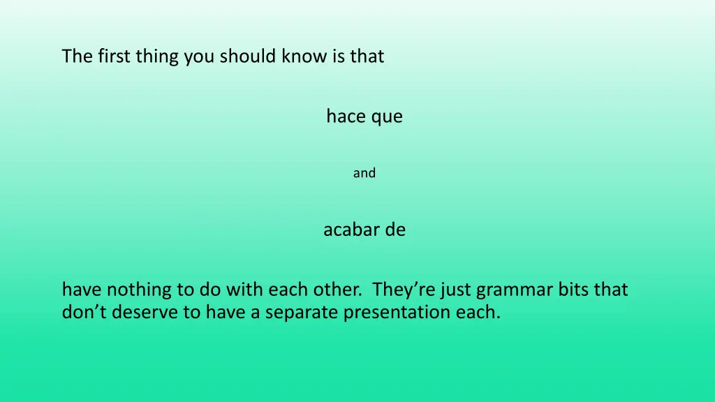 the first thing you should know is that
