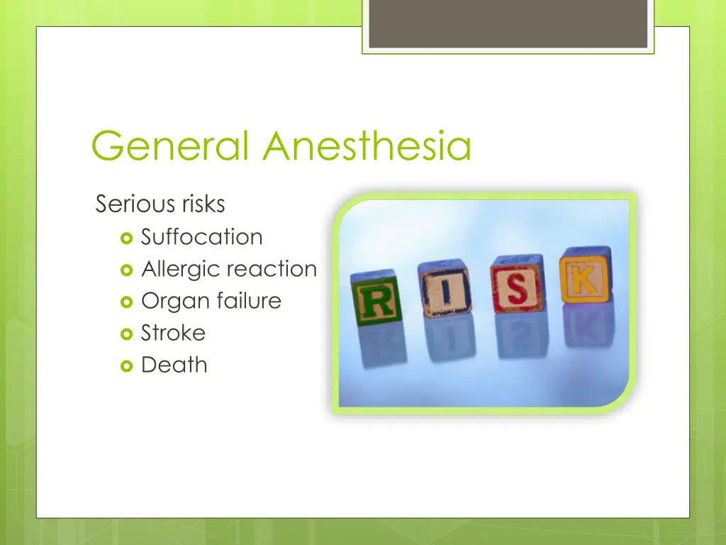 general anesthesia 8