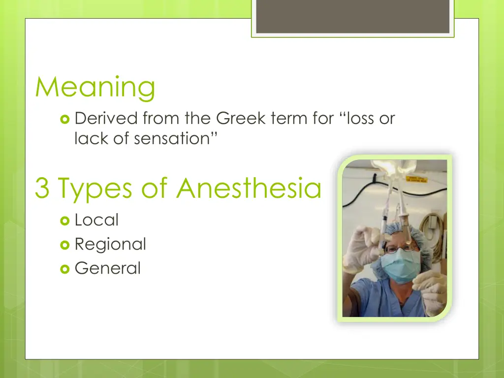meaning derived from the greek term for loss