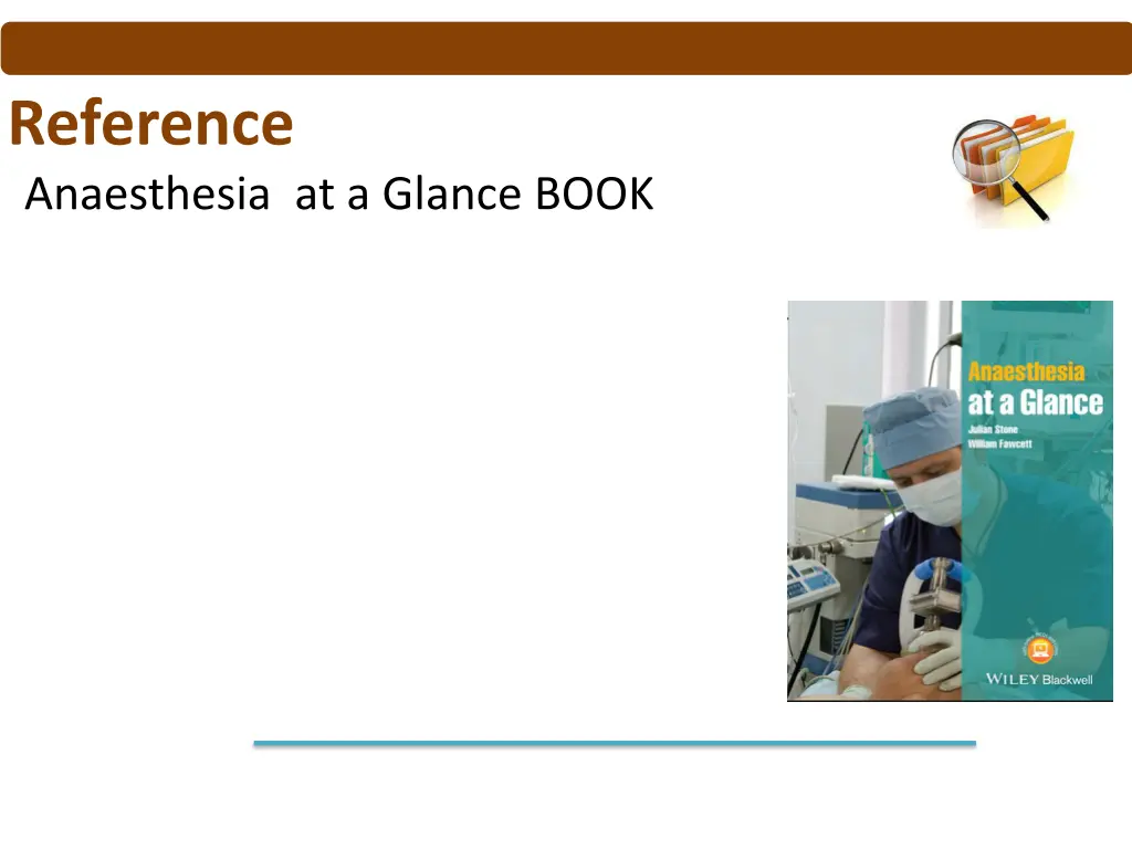 reference anaesthesia at a glance book