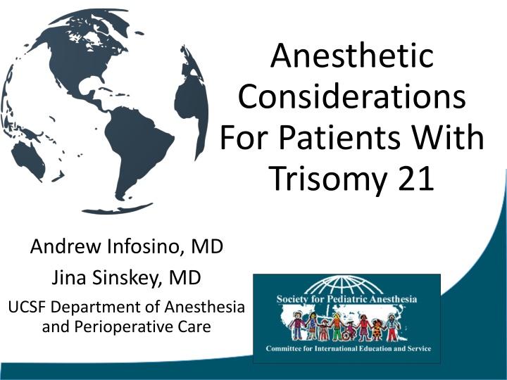 anesthetic considerations for patients with