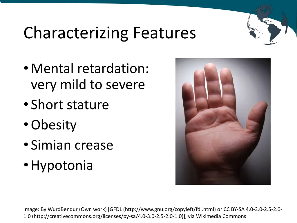 characterizing features