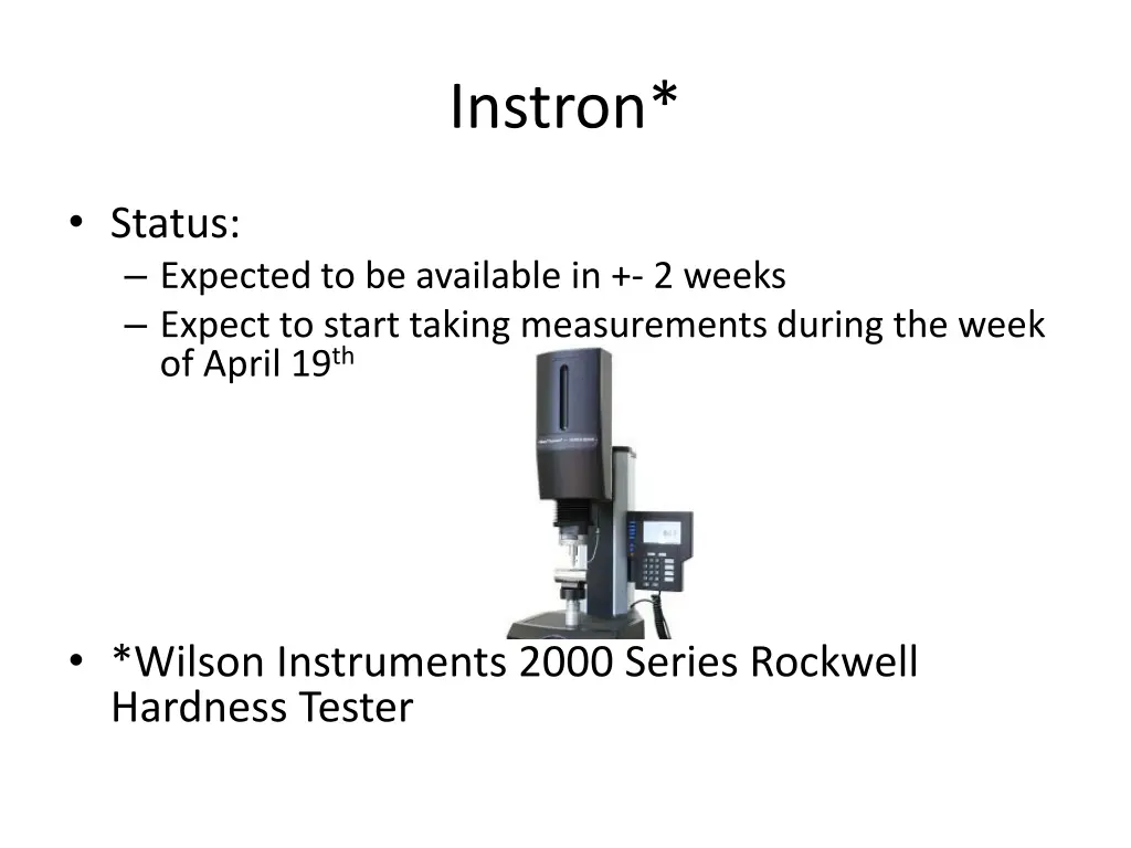 instron