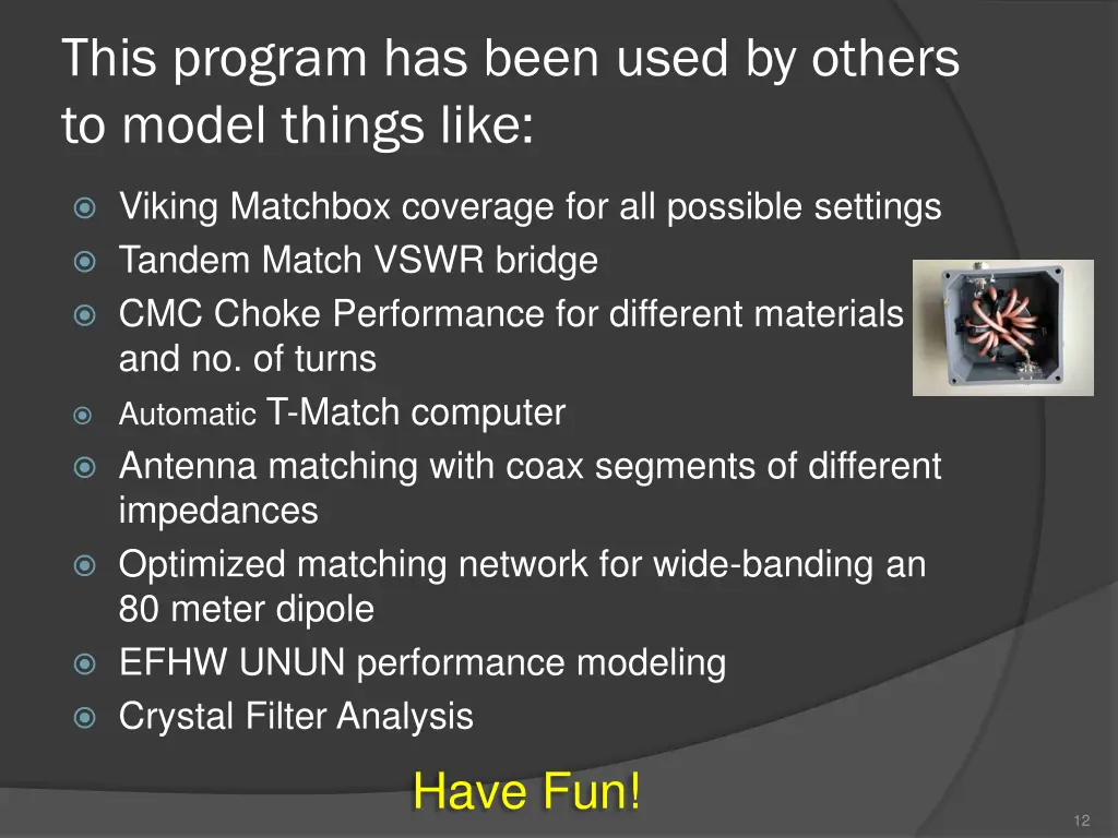 this program has been used by others to model