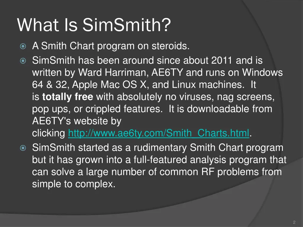what is simsmith