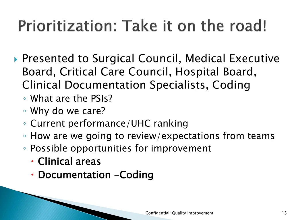presented to surgical council medical executive