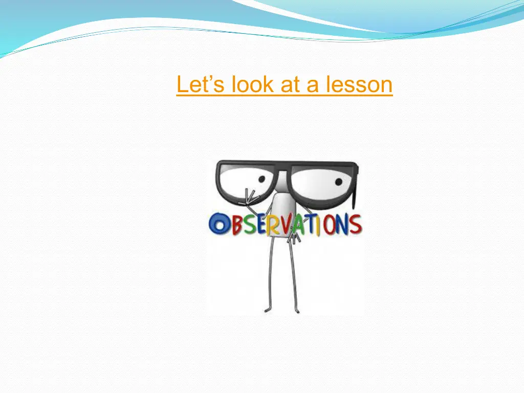 let s look at a lesson