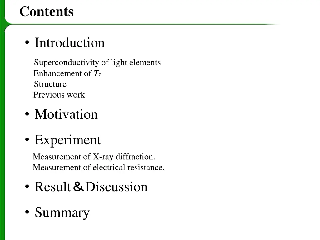 contents