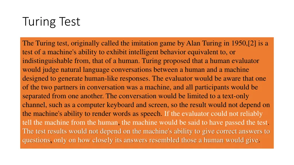turing test 1