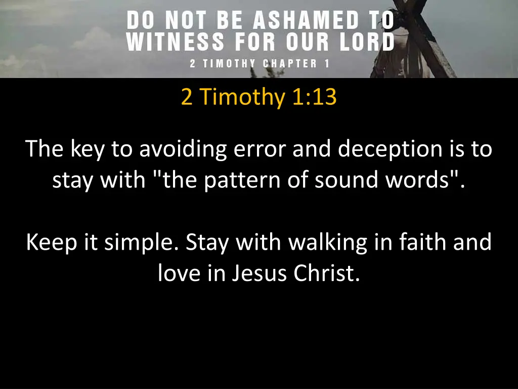 2 timothy 1 13