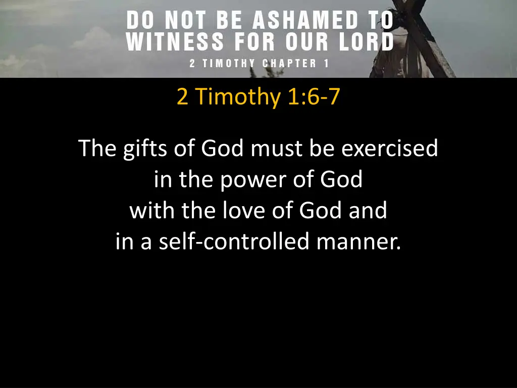 2 timothy 1 6 7 1