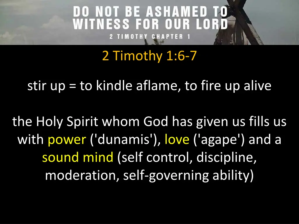 2 timothy 1 6 7