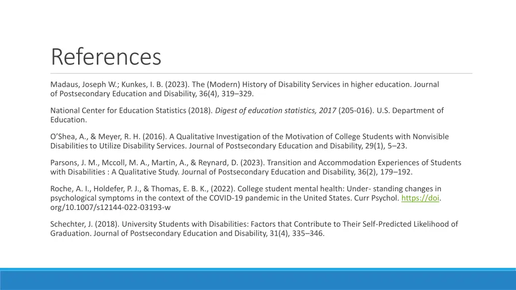references 1
