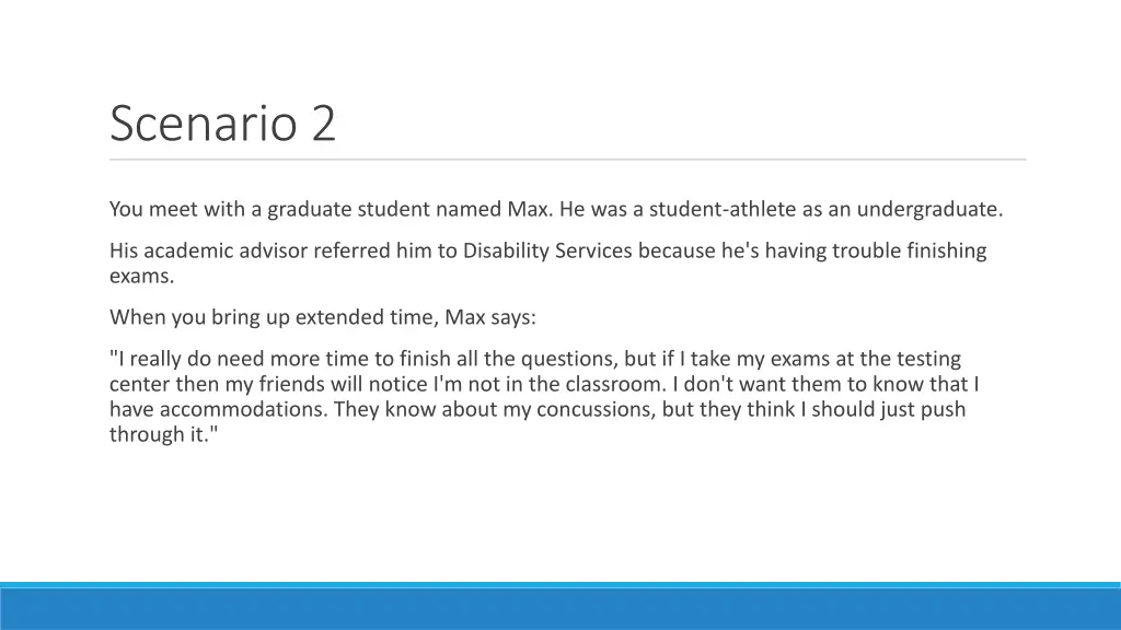 scenario 2