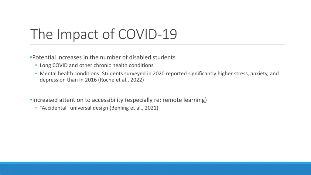 the impact of covid 19