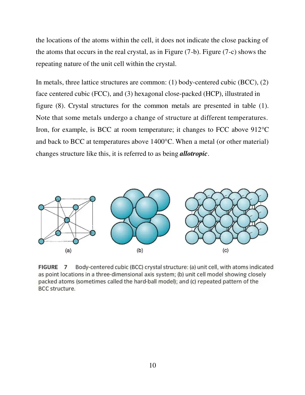 the locations of the atoms within the cell