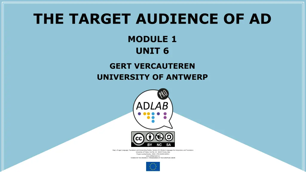 the target audience of ad 1