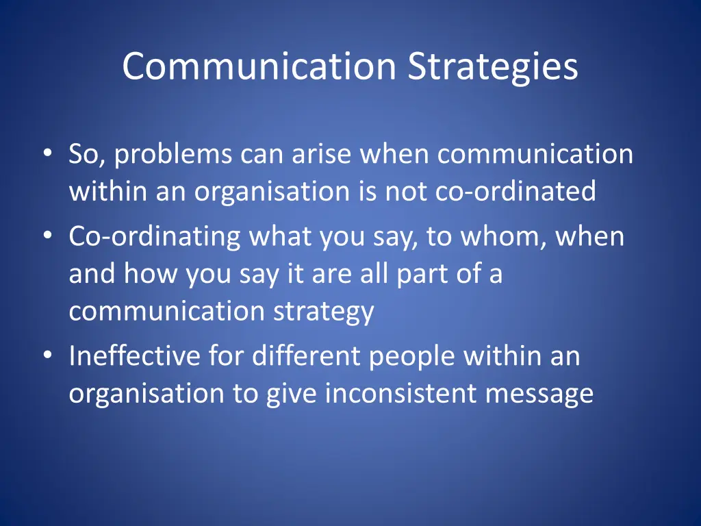 communication strategies 2