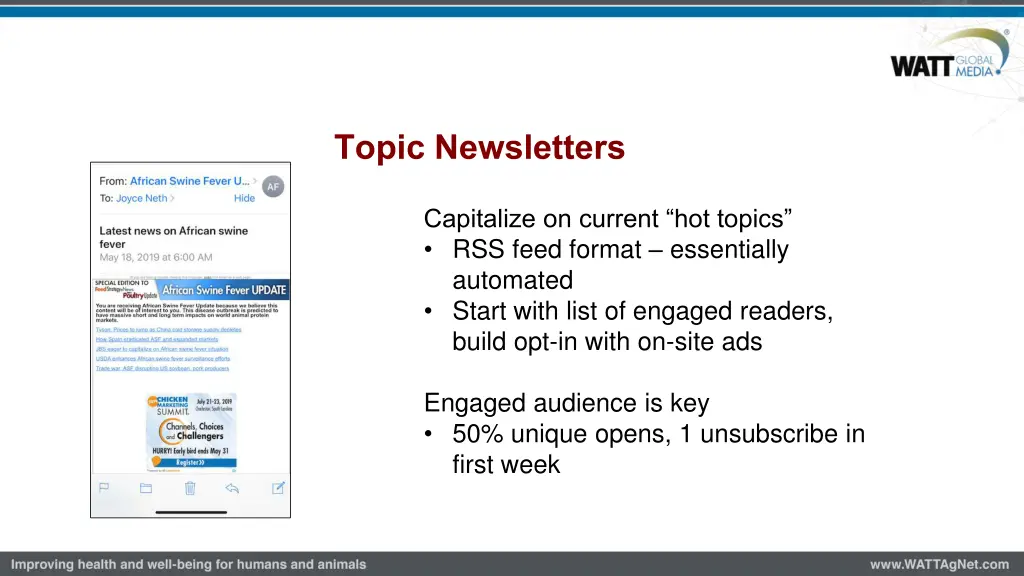 topic newsletters