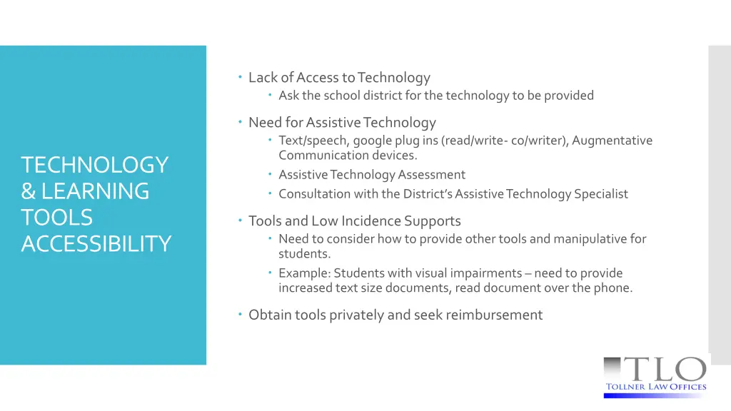 lack of access to technology ask the school