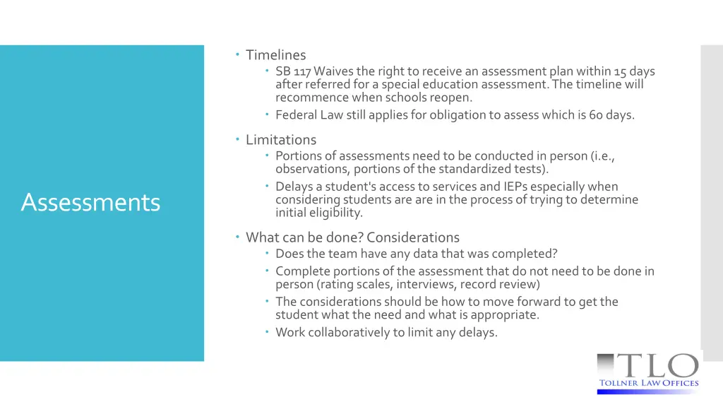 timelines sb 117 waives the right to receive