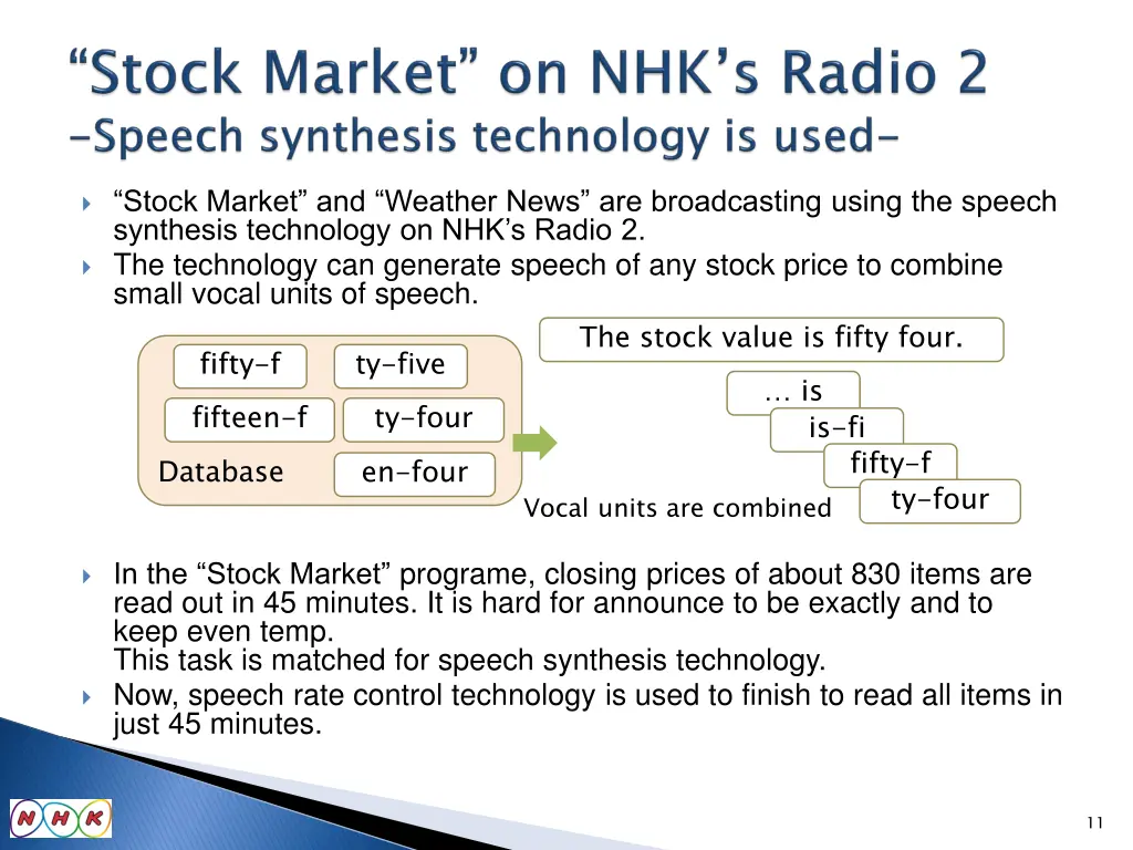 stock market and weather news are broadcasting