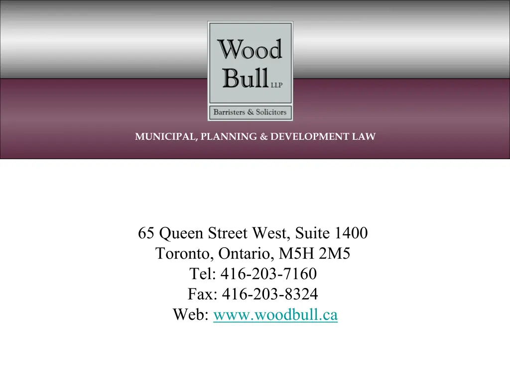 municipal planning development law 2