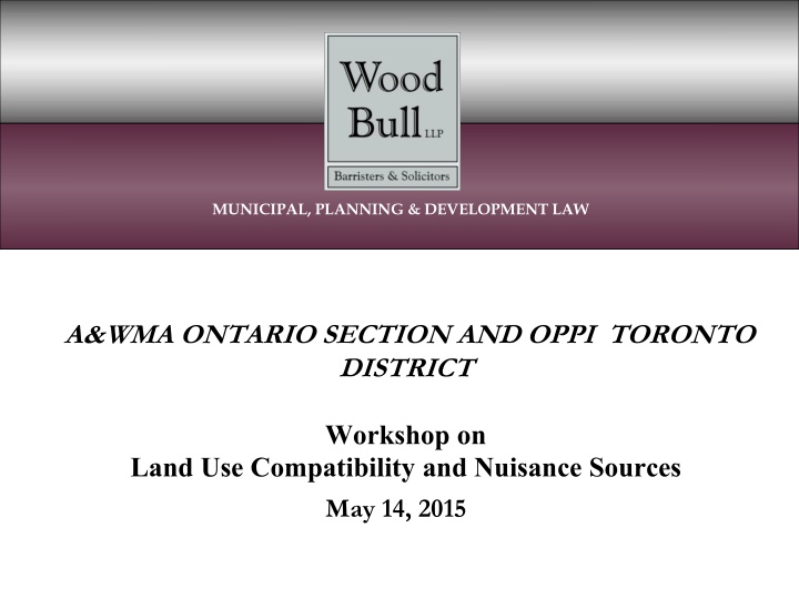 municipal planning development law
