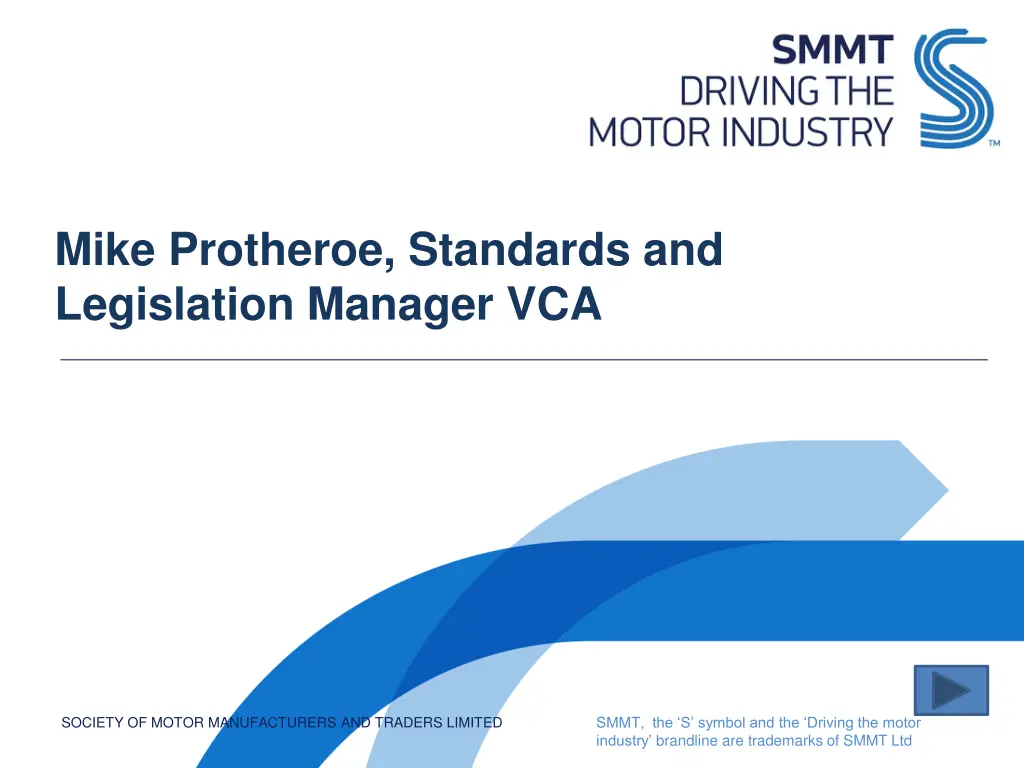 mike protheroe standards and legislation manager