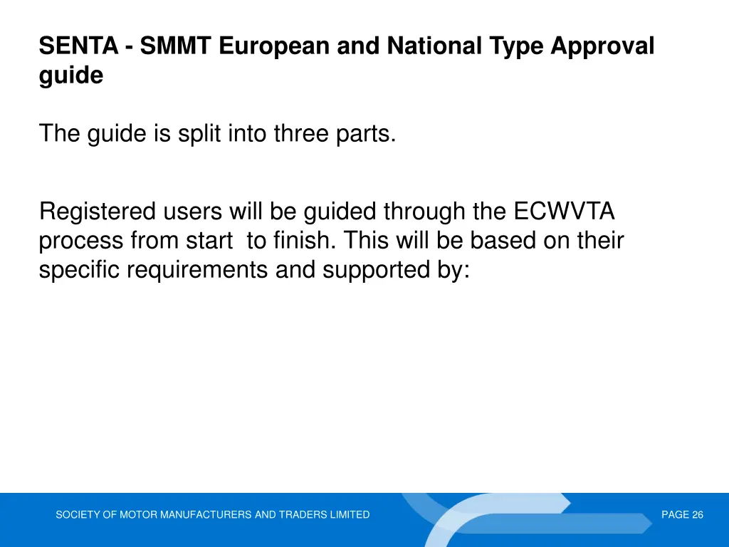 senta smmt european and national type approval 1