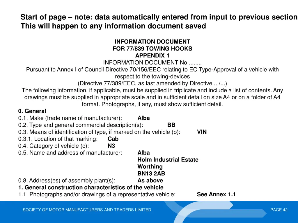 start of page note data automatically entered 1