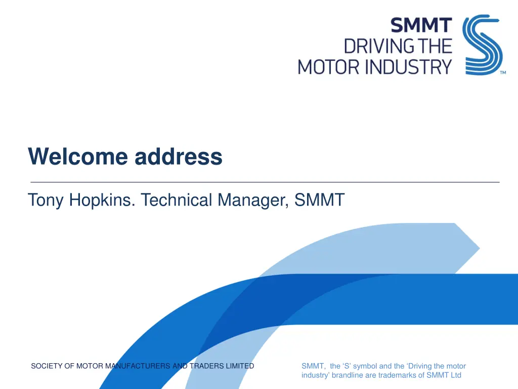 welcome address