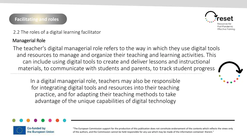 facilitating and roles 3