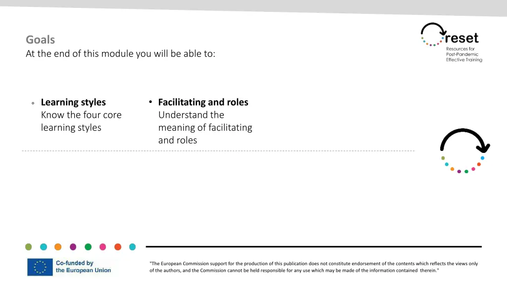 goals at the end of this module you will be able