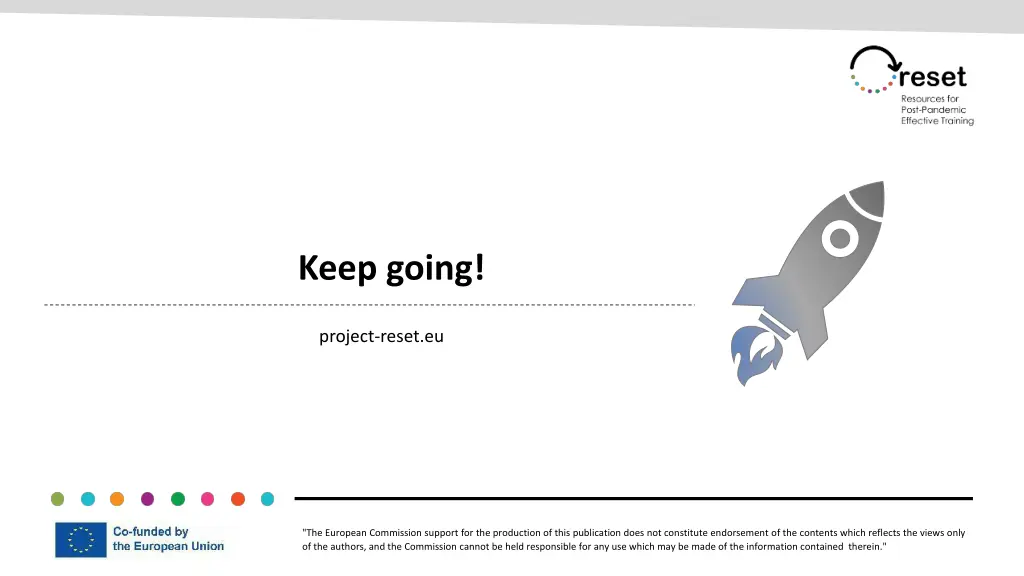 keep going