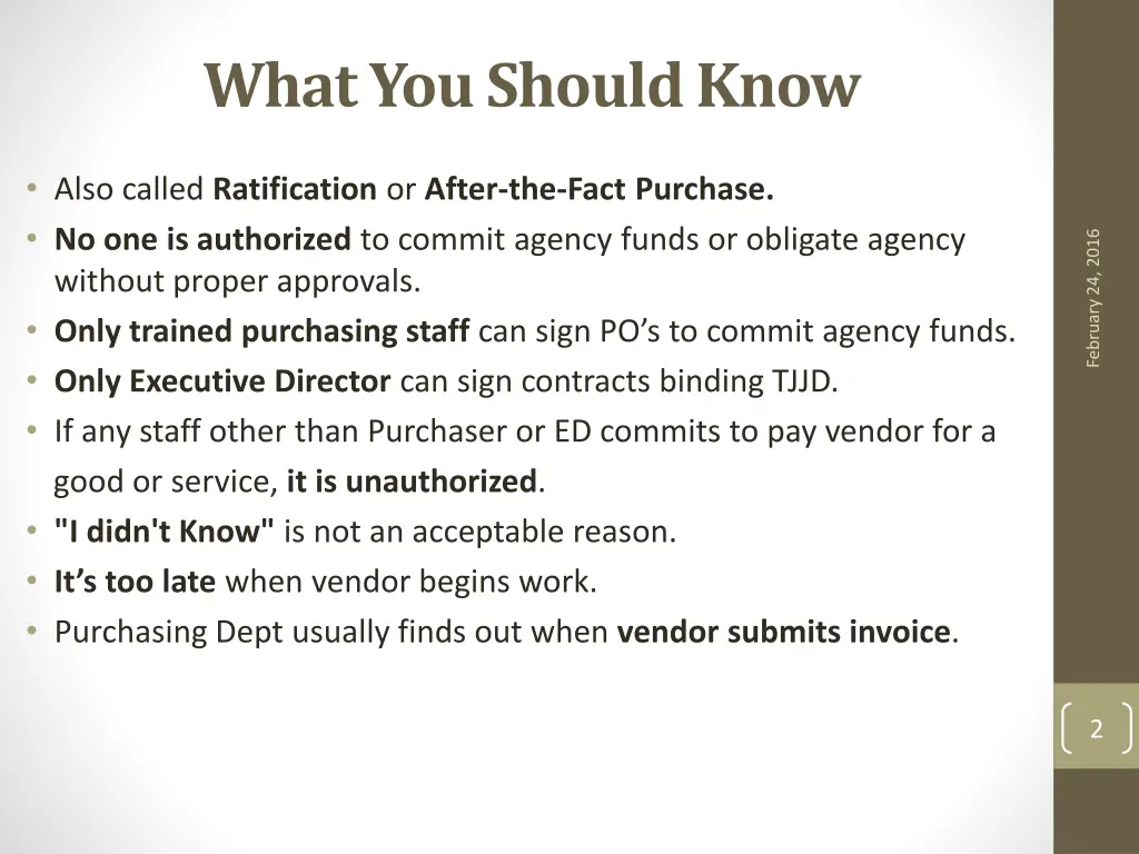 what you should know