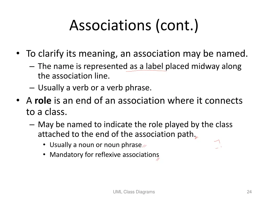 associations cont 2