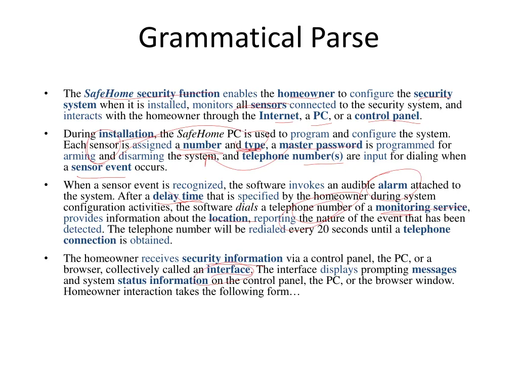 grammatical parse 1