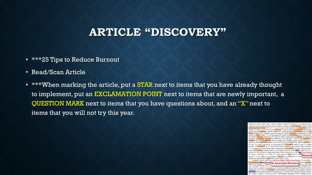 article discovery