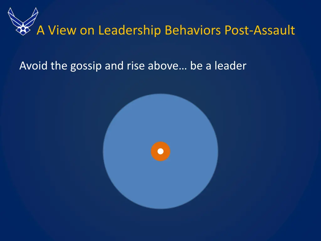 a view on leadership behaviors post assault 2