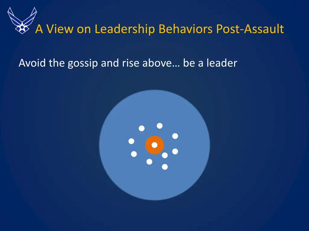 a view on leadership behaviors post assault 3