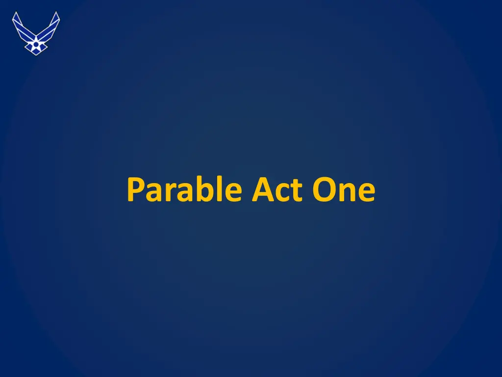 parable act one
