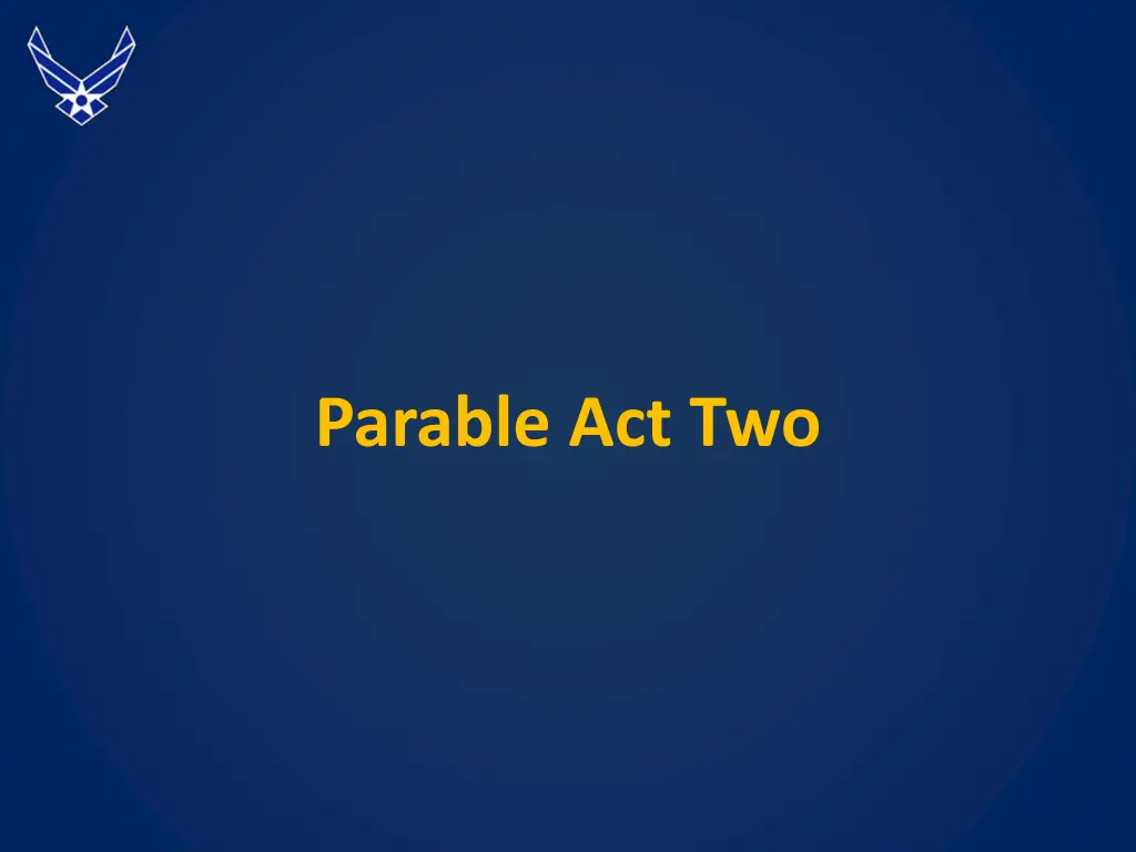 parable act two