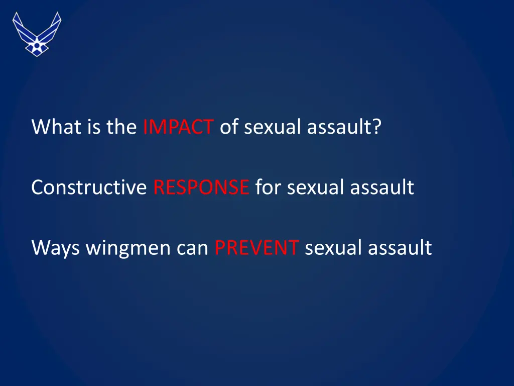 what is the impact of sexual assault