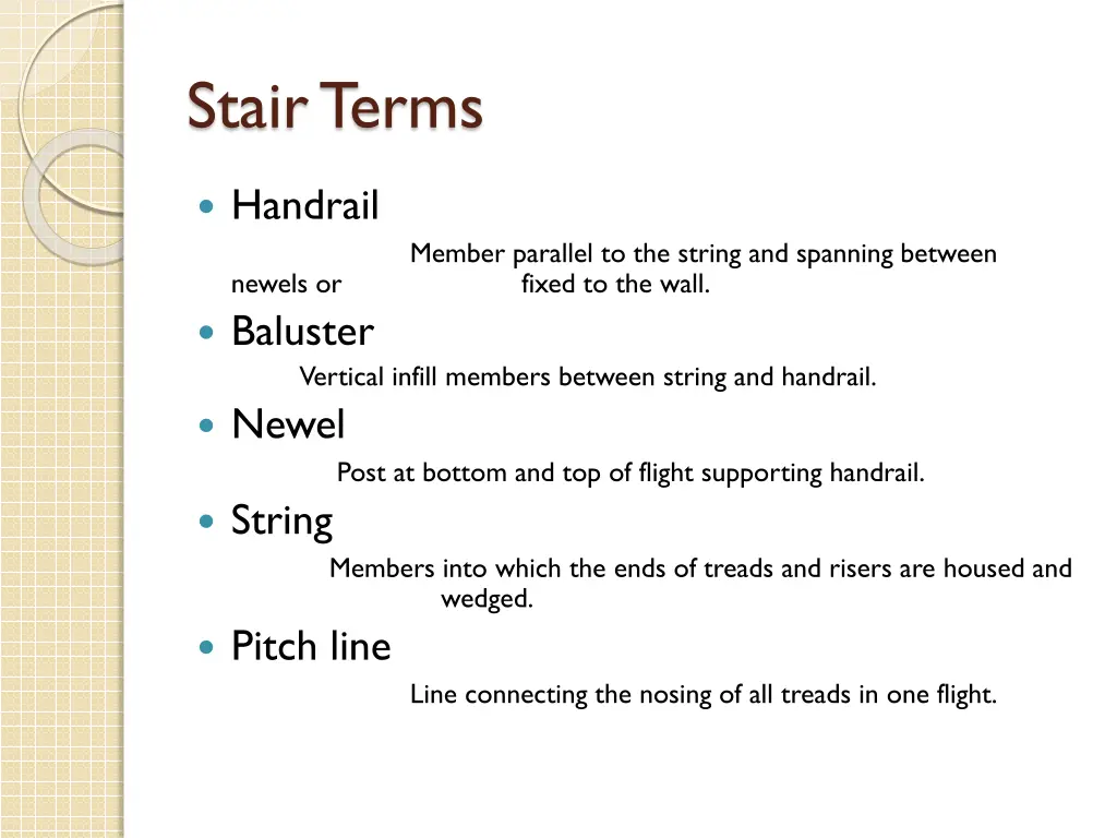 stair terms 1
